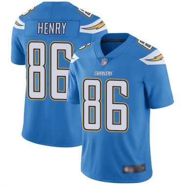 Los Angeles Chargers NFL Football Hunter Henry Electric Blue Jersey Youth Limited 86 Alternate Vapor Untouchable